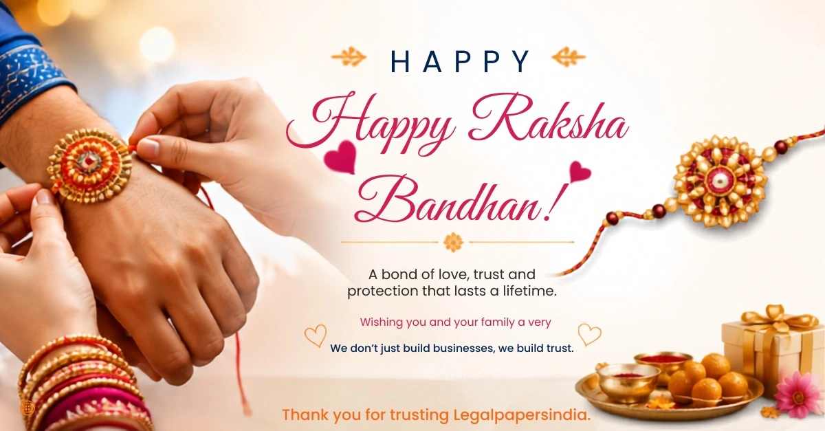 Raksha Bandhan Legal Papers India