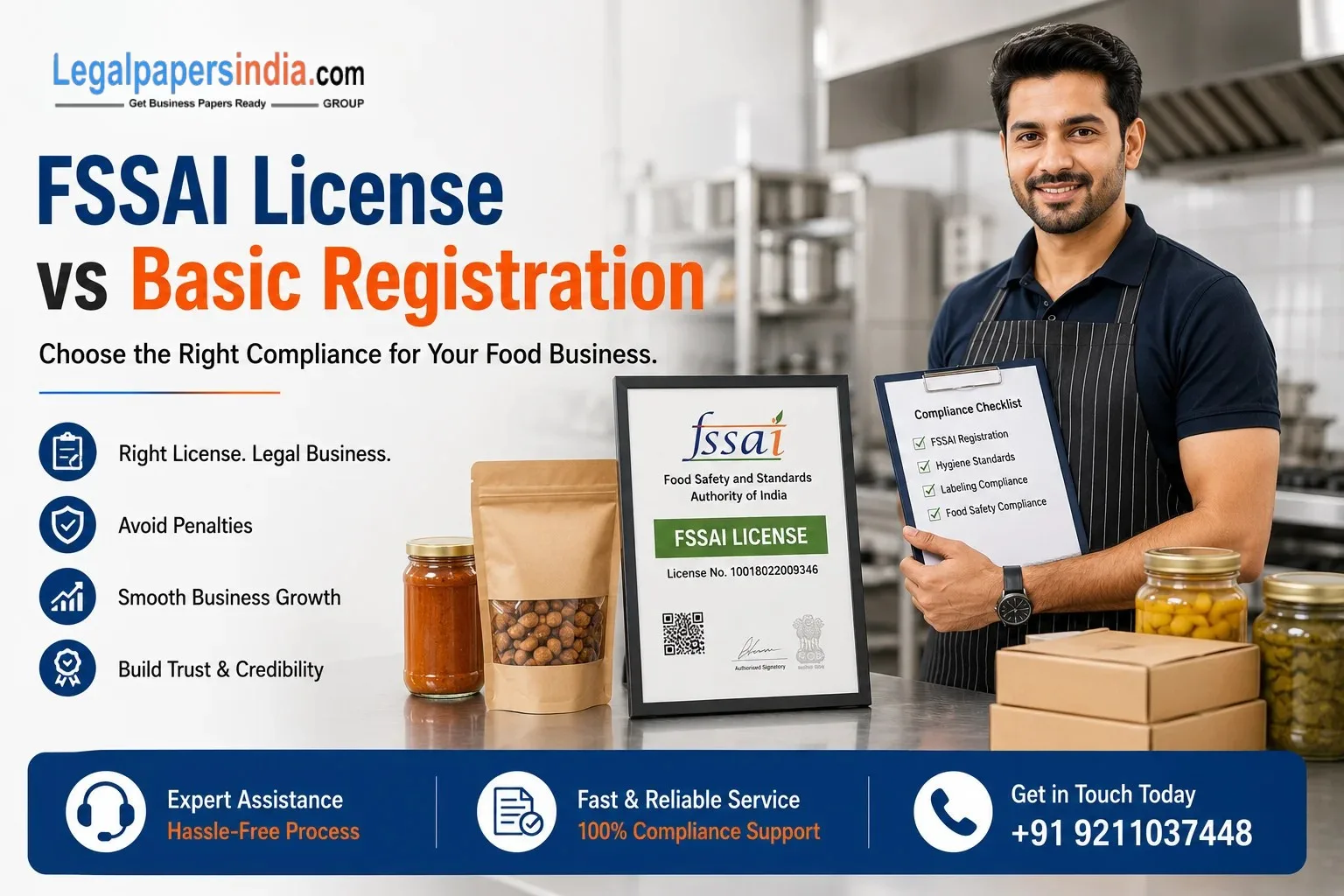 FSSAI License vs Basic Registration: Which One Do You Actually Need?