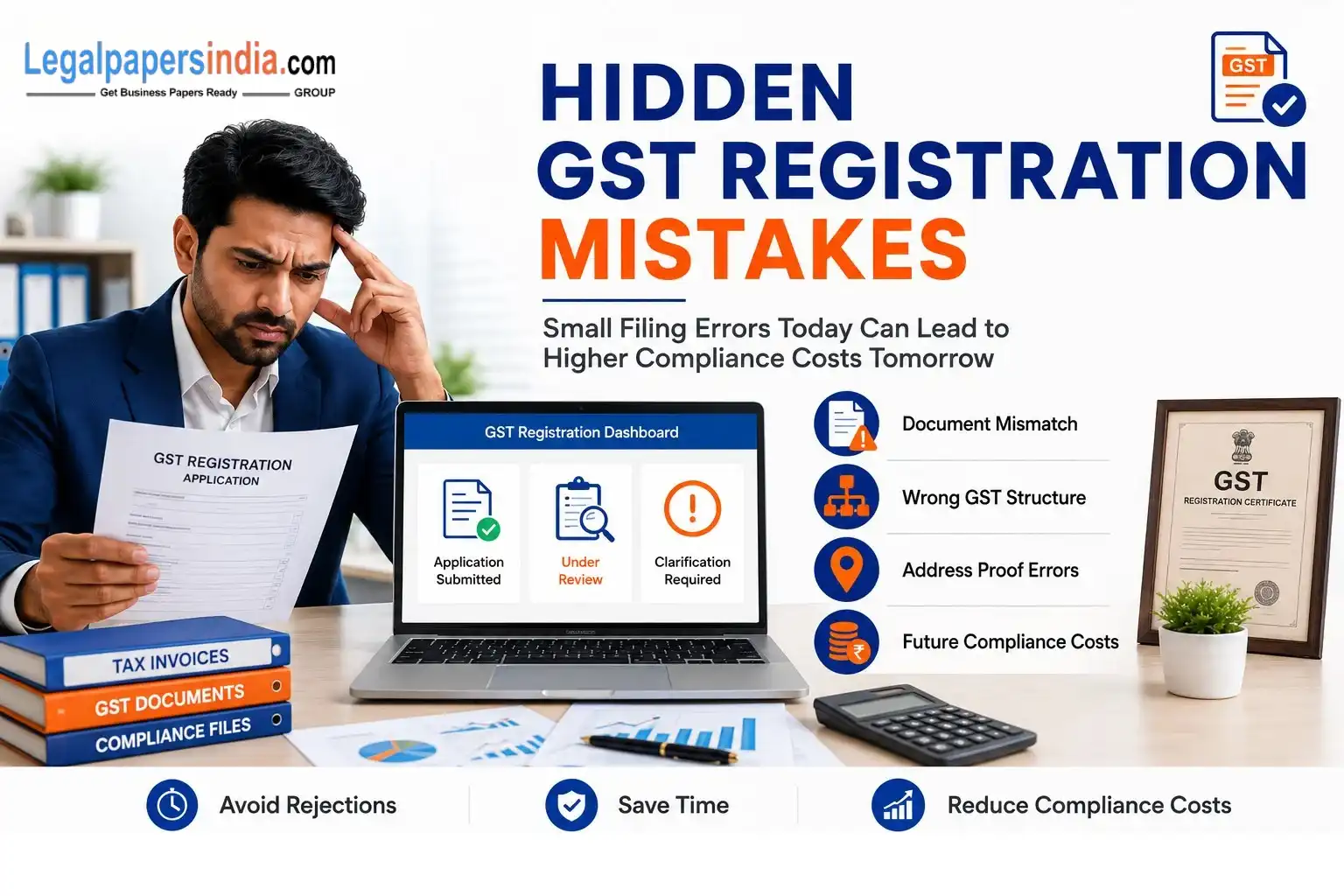 Hidden GST Registration Mistakes That Often Lead to Extra Costs and Delays
