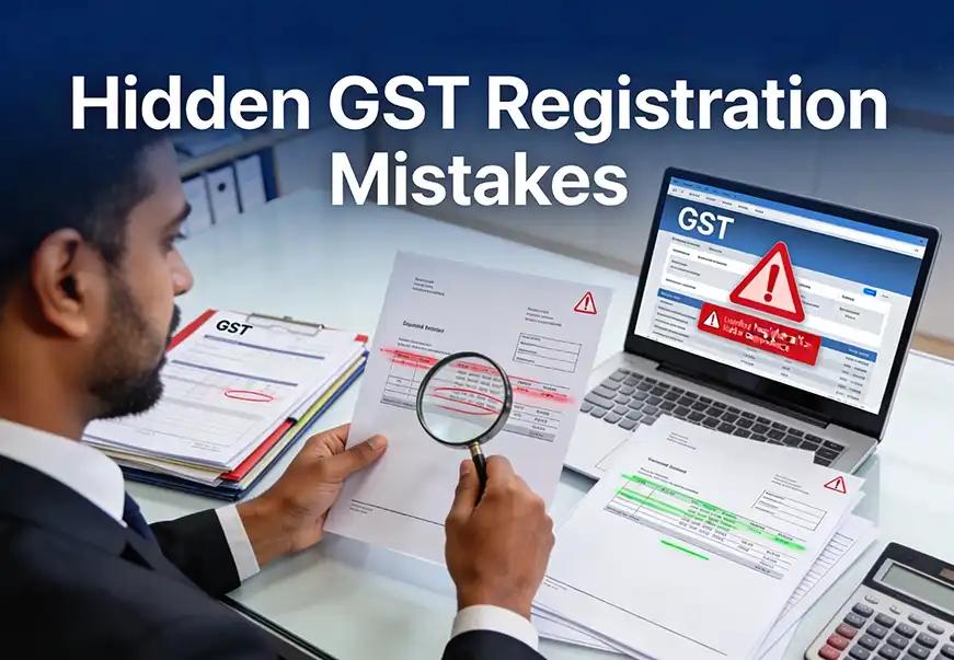 Hidden GST Registration Mistakes That Often Lead to Extra Costs and Delays