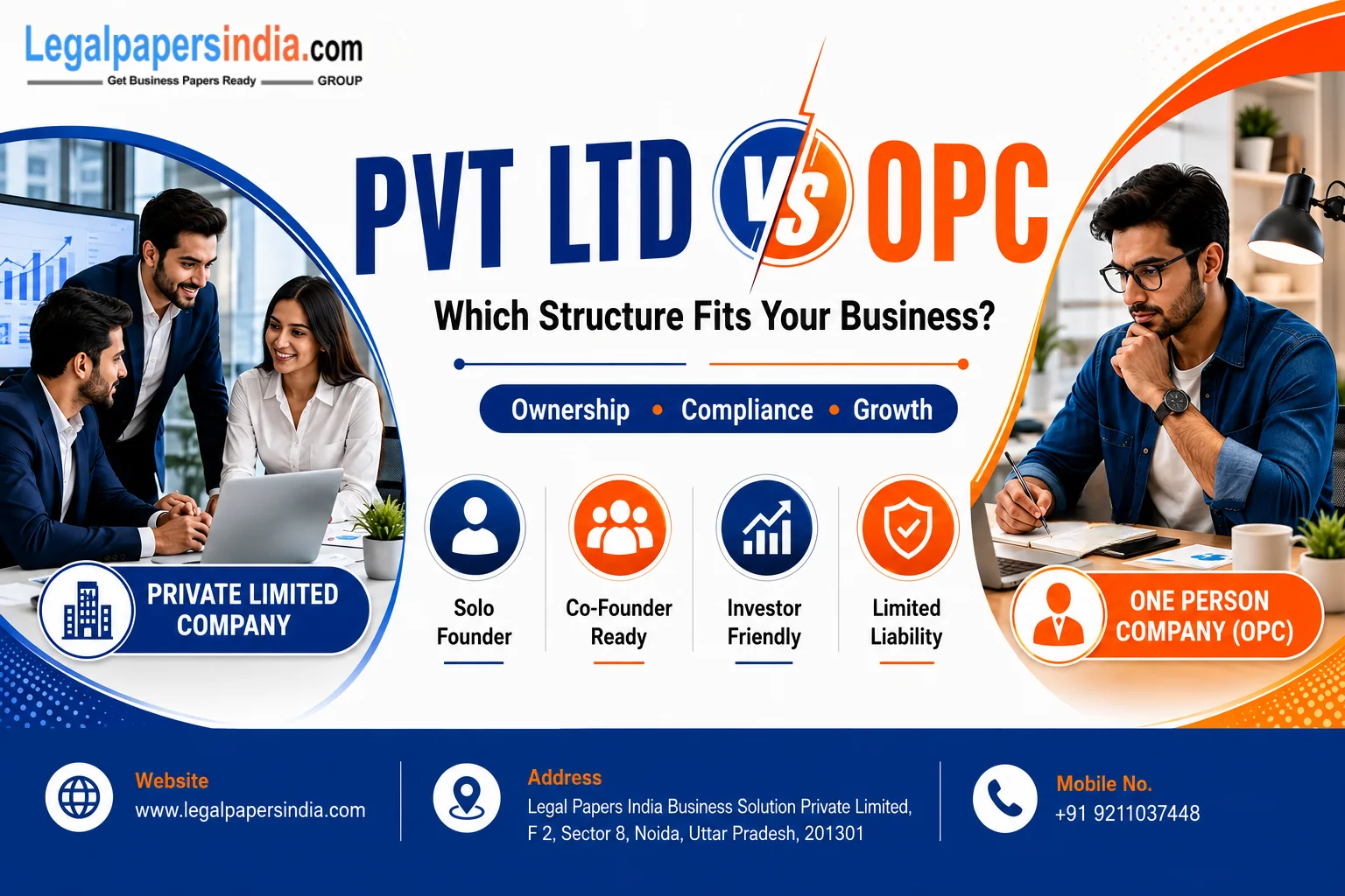 Pvt Ltd vs OPC: Which Structure Makes More Sense for Your Business?