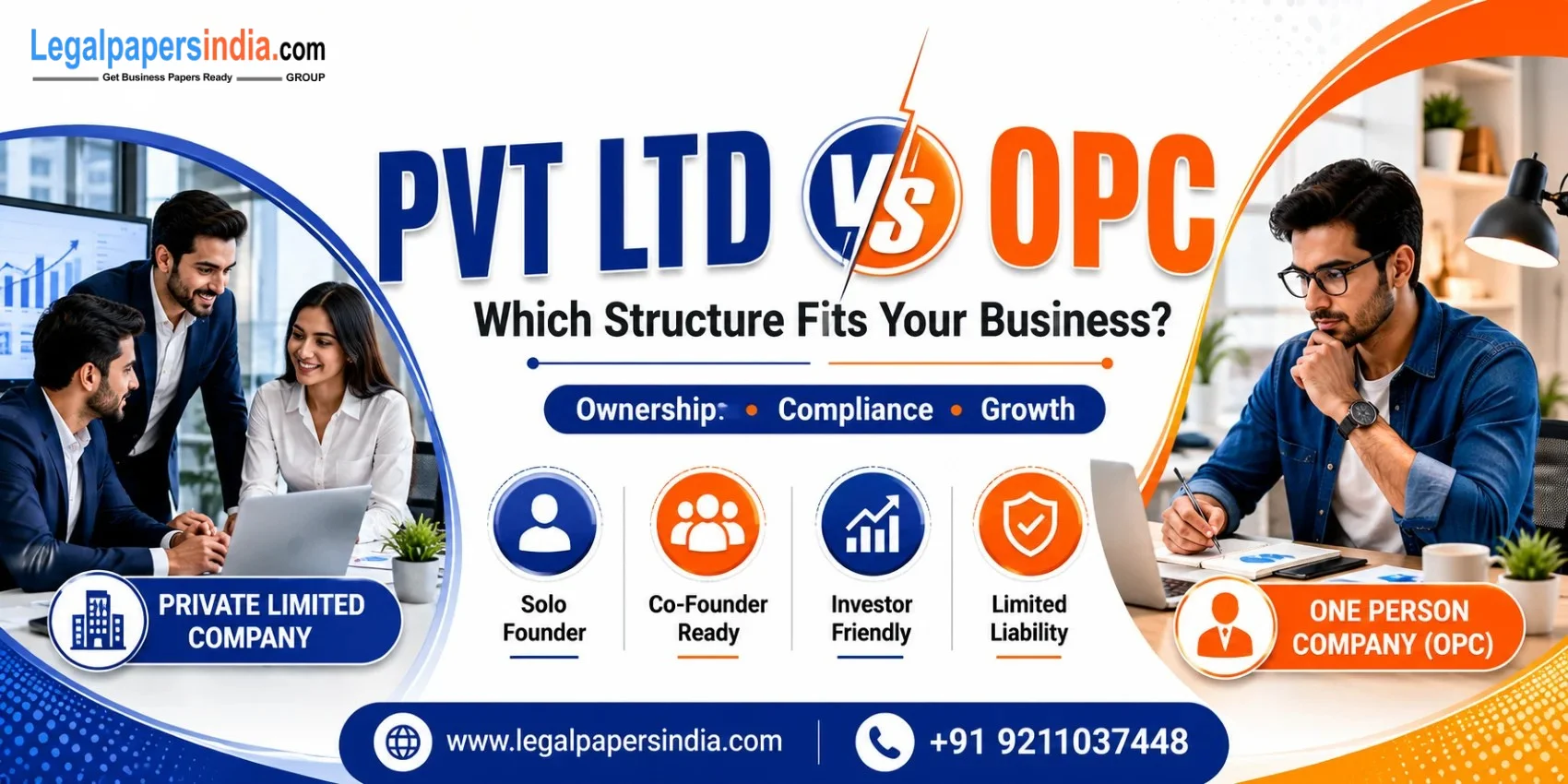 Pvt Ltd vs OPC: Which Structure Makes More Sense for Your Business?